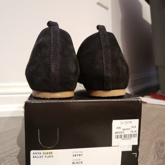 J. Crew Anya Suede Ballet Flats - Picture 4 of 9